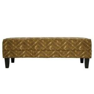 Cocktail Ottoman in Pecan Brown