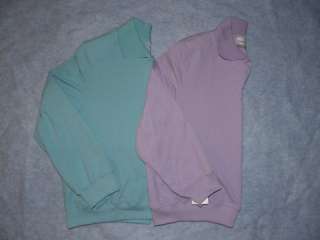 NEW ALFRED DUNNER Petite Womens Purple Turquoise Sweater Shirt PS PXL 