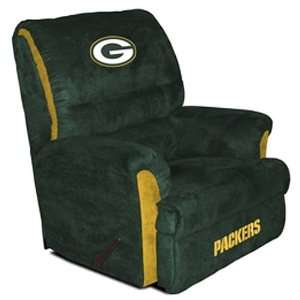 Green Bay Packers NFL Team Logo Big Daddy Recliner  Sports 