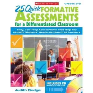   Formative Assessments for a Differentiated Classroom