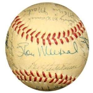   Stan Musial Ball   1957 Team 27 NL Ken Boyer   Autographed Baseballs
