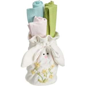 DII Easter Bunny Felt Bag and Kitchen Towel Gift Set
