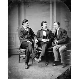  Mark Twain, Townsend & Gray Brady Portrait 8x10 Silver 
