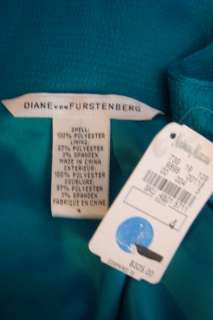 Diane Von Furstenberg Kimoni Wrap Dress NEW NWT $325 4 DVF Indain Blue 