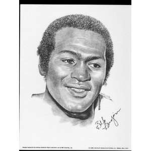  1974 Bill Bridges Los Angeles Lakers Lithograph Sports 