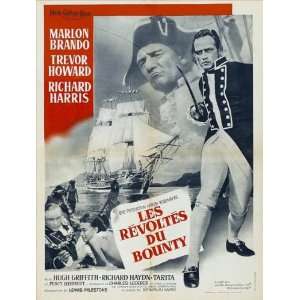  Mutiny on the Bounty Poster French 27x40 Marlon Brando 