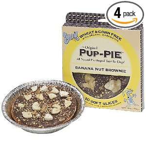 The Lazy Dog Cookie Co Inc The Original Banana Nut Brownie Pup pie, 6 