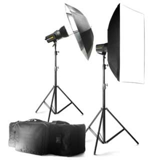 Pro Strobe Studio Flash Photography Lighting Kit Photo  