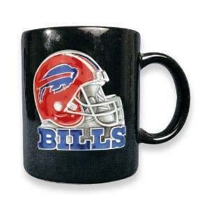  Buffalo Bills 15oz Black Ceramic Mug Jewelry