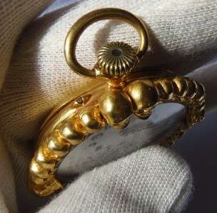   antique Doctors Skulls Hebdomas 8 days 14k gold pocket watch&box.1900