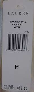 RALPH LAUREN LADIES WHITE CABLE KNIT SWEATER SMALL NWT  