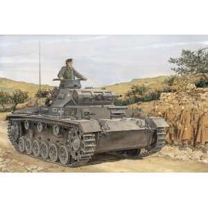  Dragon 1/35 PzKpfw III Ausf F Tank Smart Kit Toys & Games