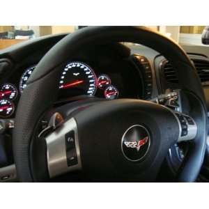 Corvette C6 Sport Steering Wheel, Black Leather