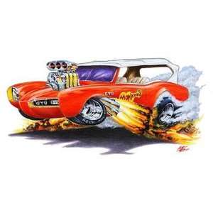  24 *Firebreather* The Monkees GTO cartoon Car Wall 