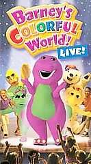 Barney Colourful World Live VHS PAL UK on PopScreen