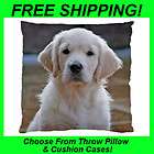 Golden Retriever Dog   Throw Pillow Case or Cushion Case/Cover  OO1173