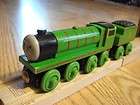 Henrys + Tender thomas the tank train car wood wooden green engine 3 
