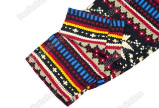Knitted Colorful Crystal Pattern Leggings Tights Pants Dry Acrylic 