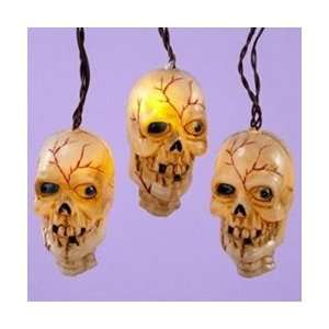  Musical Halloween LED Skull String Lights, Battery 