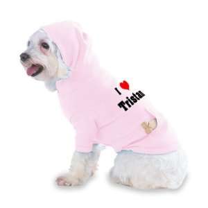 I Love/Heart Tristan Hooded (Hoody) T Shirt with pocket 
