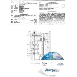  NEW Patent CD for LIQUID HELIUM REFRIGERATION APPARATUS 