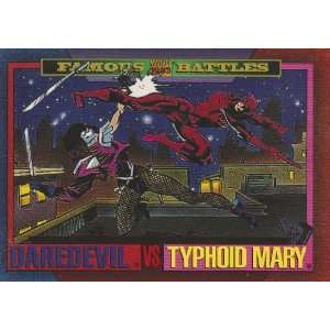 Daredevil vs. Typhoid Mary #168 (Marvel Universe Series 4 Trading Card 