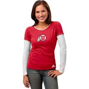  Utah Utes Womens adidas Loud & Proud Long Sleeve 