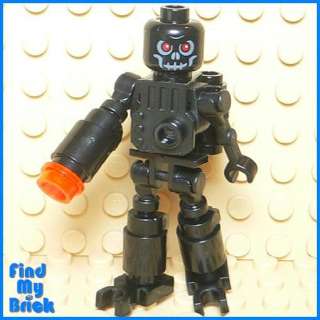 M638 Lego Auto Skeleton Robot Minifigure   Black   NEW  
