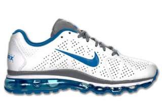 NIKE AIR MAX 2011 WHITE / ROYAL /GREY LEATHER RUNNING SHOE BRAND NEW 