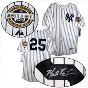 Mark Teixeira Autographed Jersey New York Yankees Home Majestic 