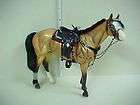 horse wi saddle bridle hair dollhouse miniature expedited shipping 