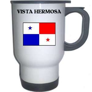  Panama   VISTA HERMOSA White Stainless Steel Mug 