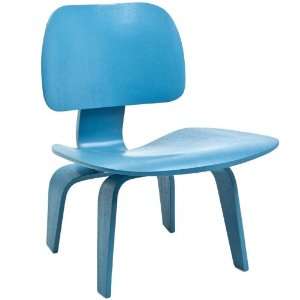  Lexington Modern Molded Plywood Lounge Chair, Light Blue 