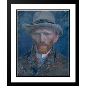 Van Gogh, Vincent 20x23 Framed and Double Matted Self Portrait  