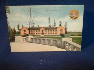 1909 Seattle Worlds Fair. Scene of Machinery Hall. Postmarked from the 