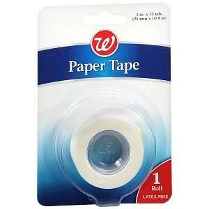   Paper Tape, 1 Inch x 12 Yard, 1 ea Health 