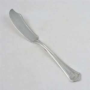   Wallace, Sterling Master Butter Knife, Flat Handle, Monogram R