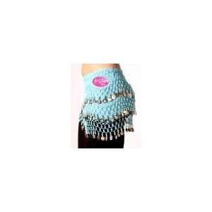  Aqua Belly Dance Hip Scarf 