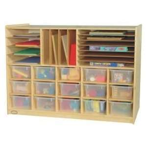   Play R0051MT K 15 Cube Mobile Storage With Color Trays