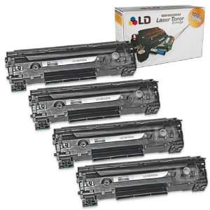  LD © HP Remanufactured CB435A (35A) Set of 4 Black Laser 