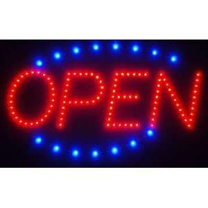    OPEN Monocolor Window Display LED Message Sign Electronics