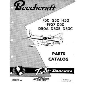  Beechcraft D 50 A Thru H 50 Aircraft Maintenance Manual 