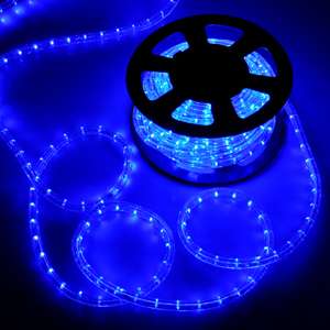 50 2 Wire LED Rope Light In/Outdoor Lighting Home Christmas 