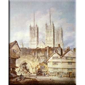   at Lincoln 13x16 Streched Canvas Art by Turner, Joseph Mallord William
