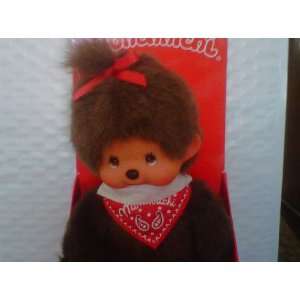  MONCHHICHI Girl with RED Bandana, Red Bow & Bottle Toys & Games