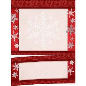  Elegant Snowflakes LetterTop™ Certificates