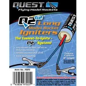    Quest Q2G2 Long 8 Inch Model Rocket Igniters (2 Pack) Toys & Games
