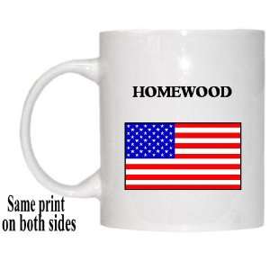  US Flag   Homewood, Alabama (AL) Mug 