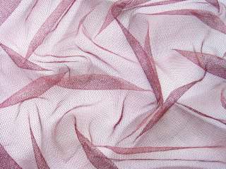 Q45 Burgundy Soft Mesh/Net Fabric Wedding Decor by Yard  
