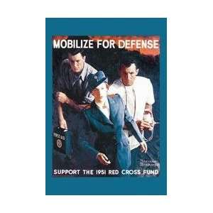 Mobilize for Defense 28x42 Giclee on Canvas 